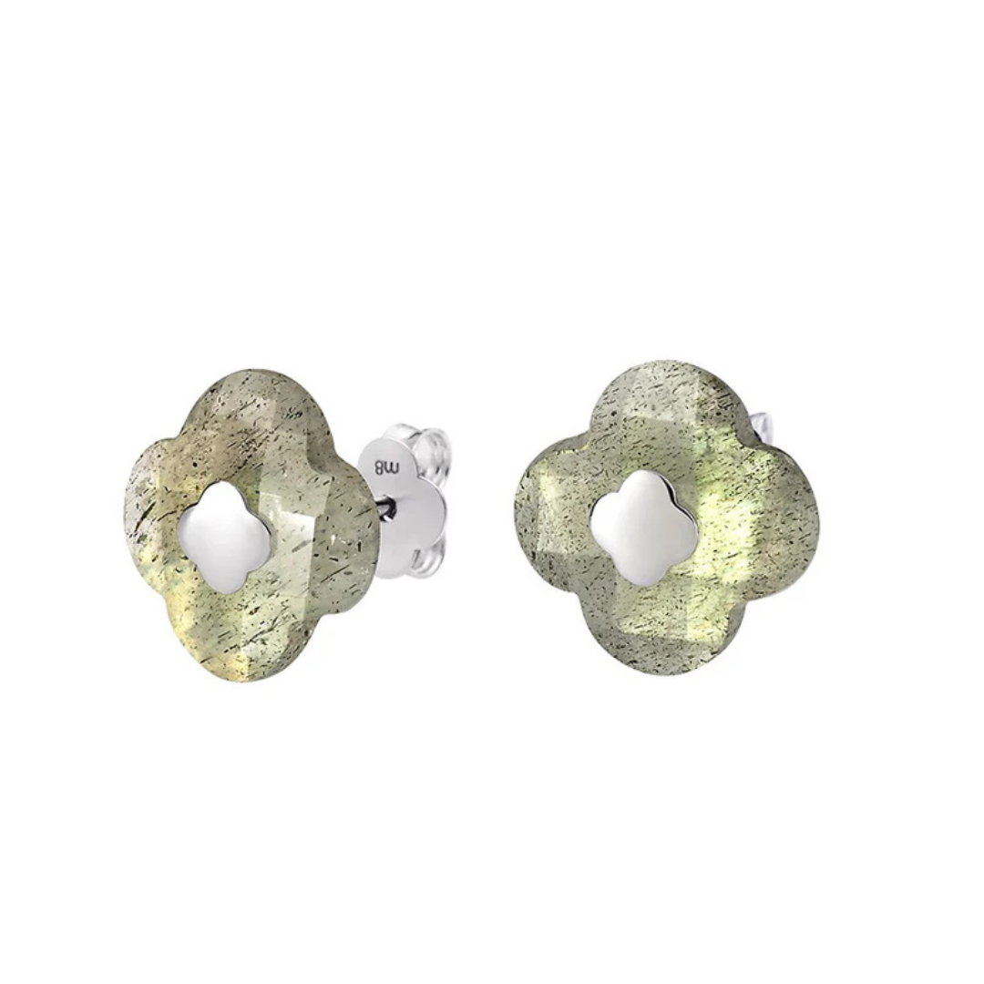 Morganne Bello Studs Victoria Labradorite