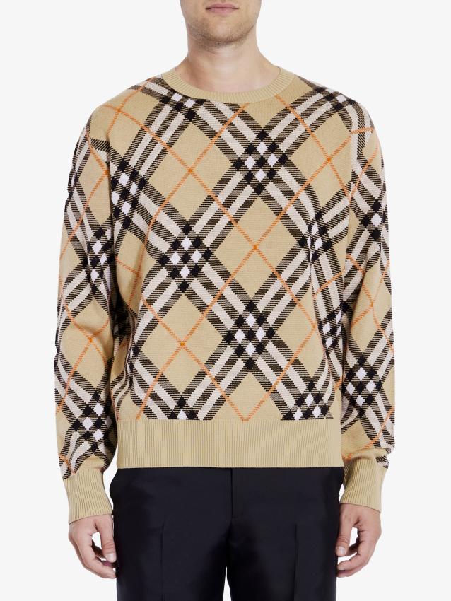 BURBERRY Check Sweater