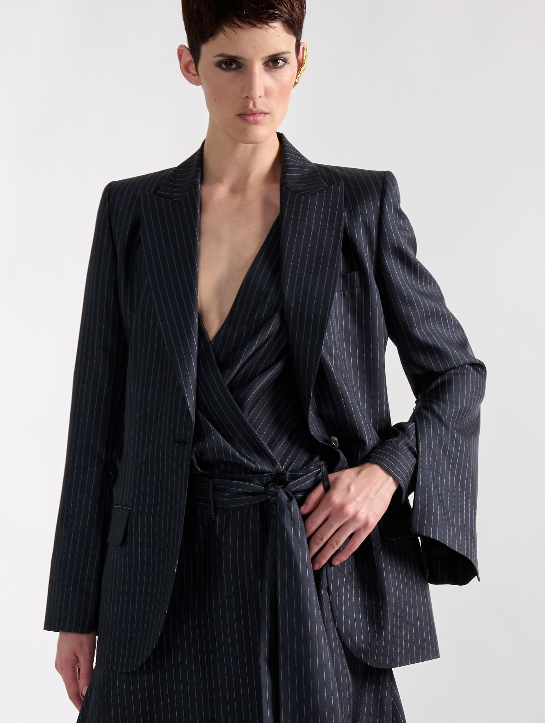 Barbara Bui Striped Blazer