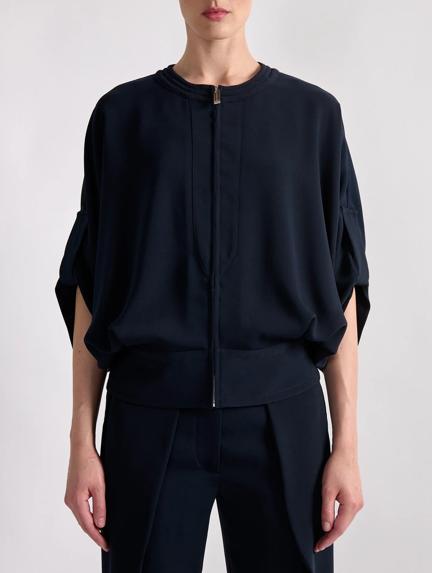 Barbara Bui Zip-up Flowing Caddy Jacket