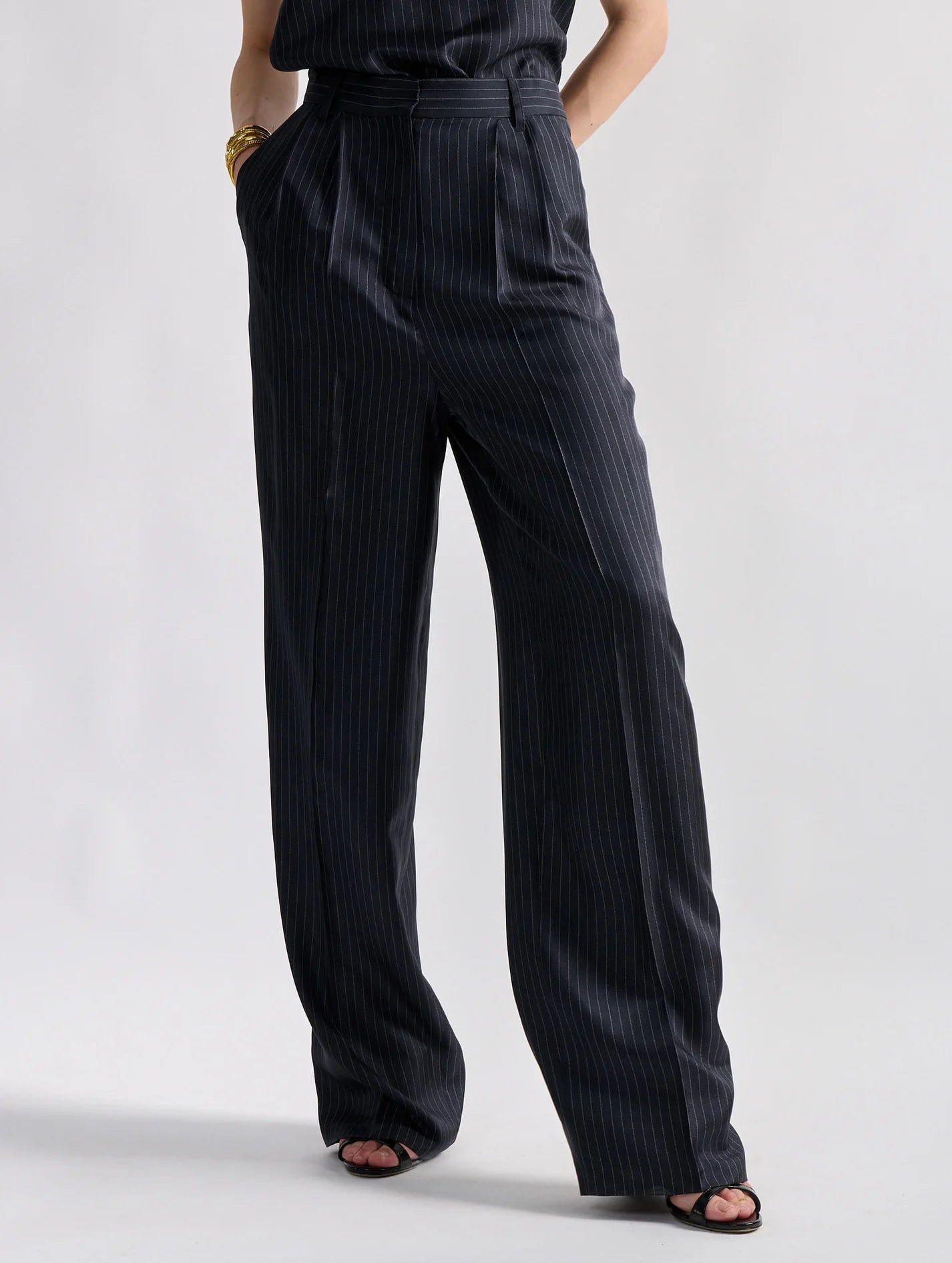 Barbara Bui Striped Pantalon