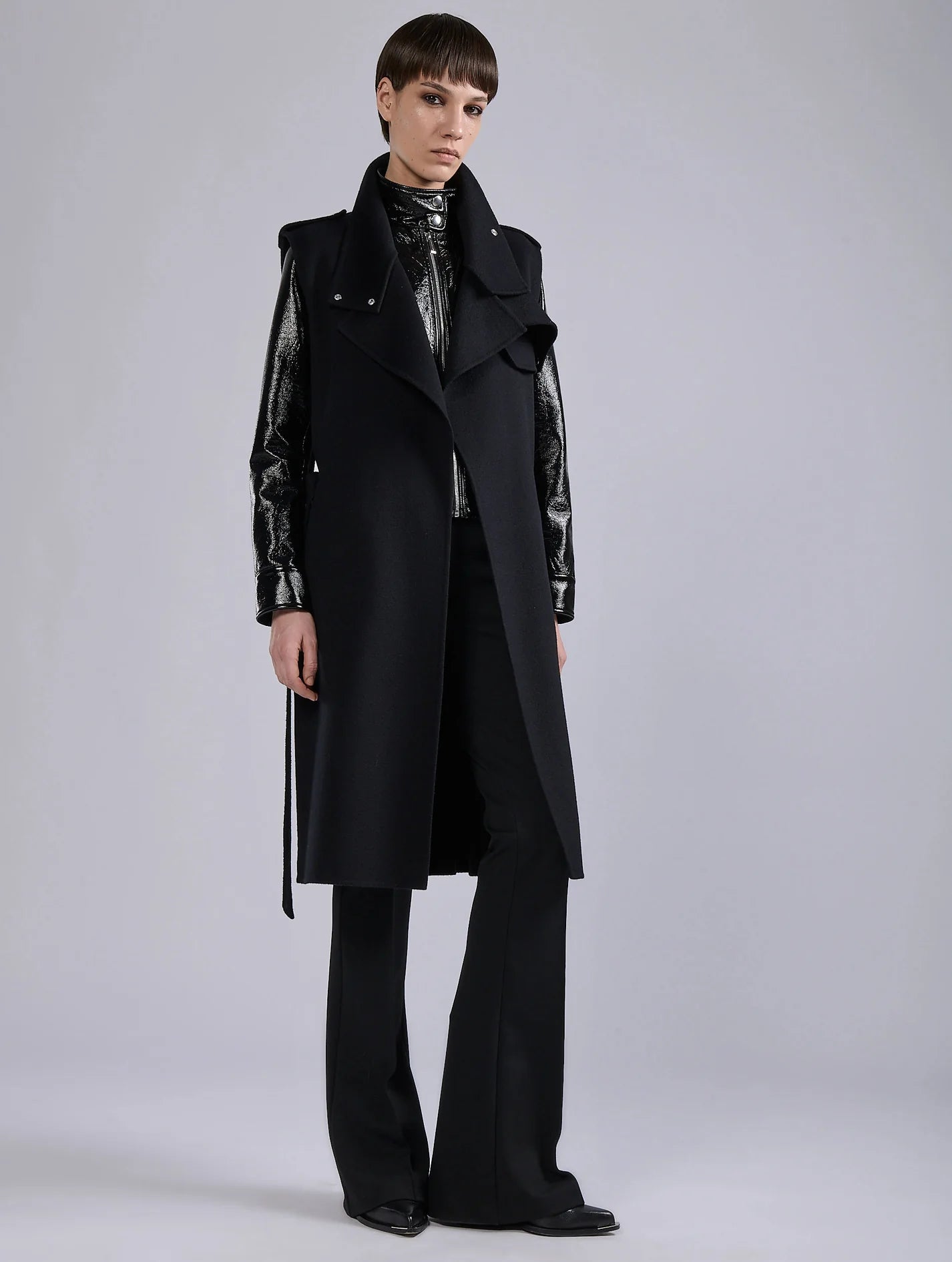 Barbara Bui Coat with Short Sleeves