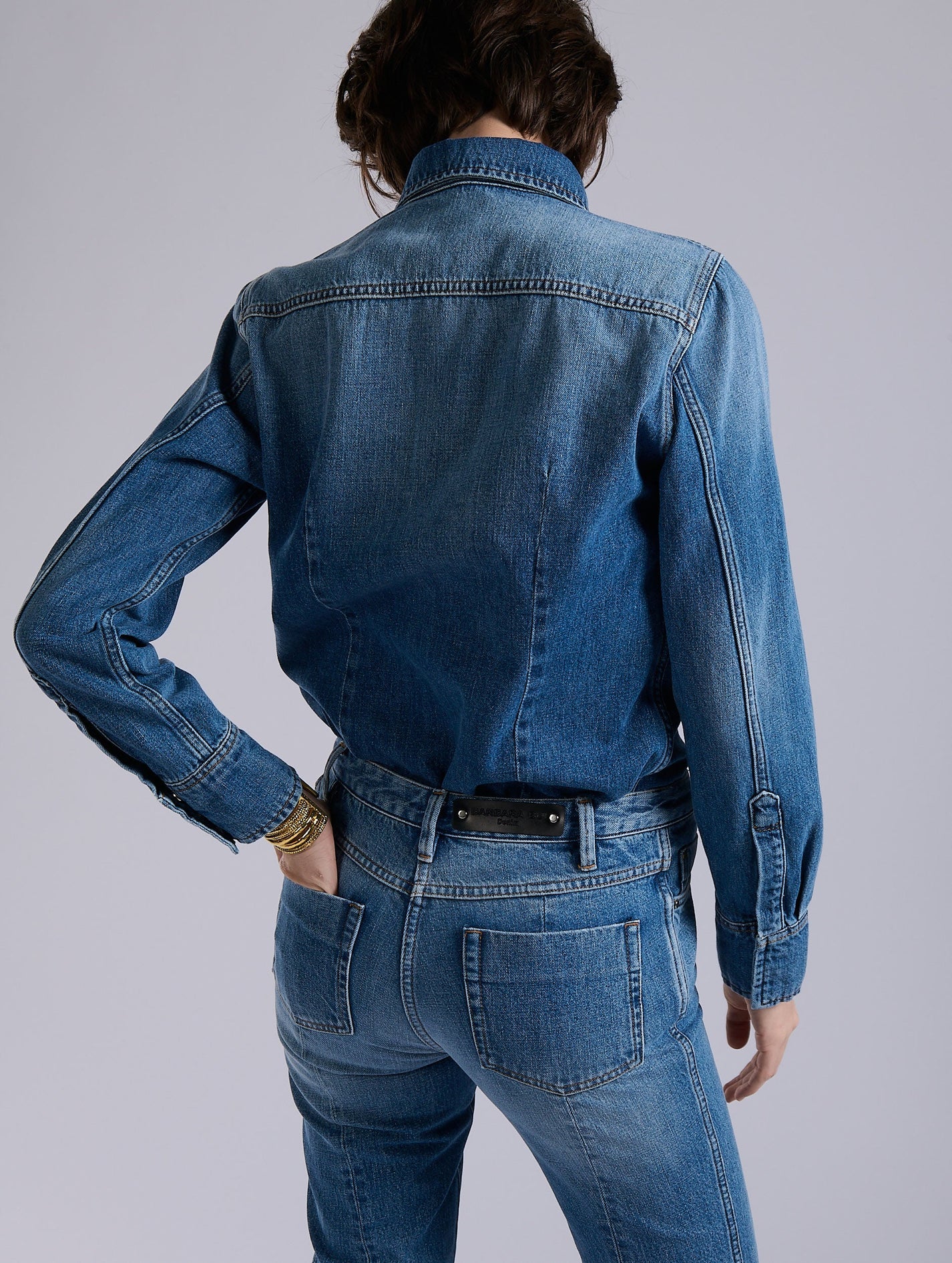 Barbara Bui Denim Shirt Jacket
