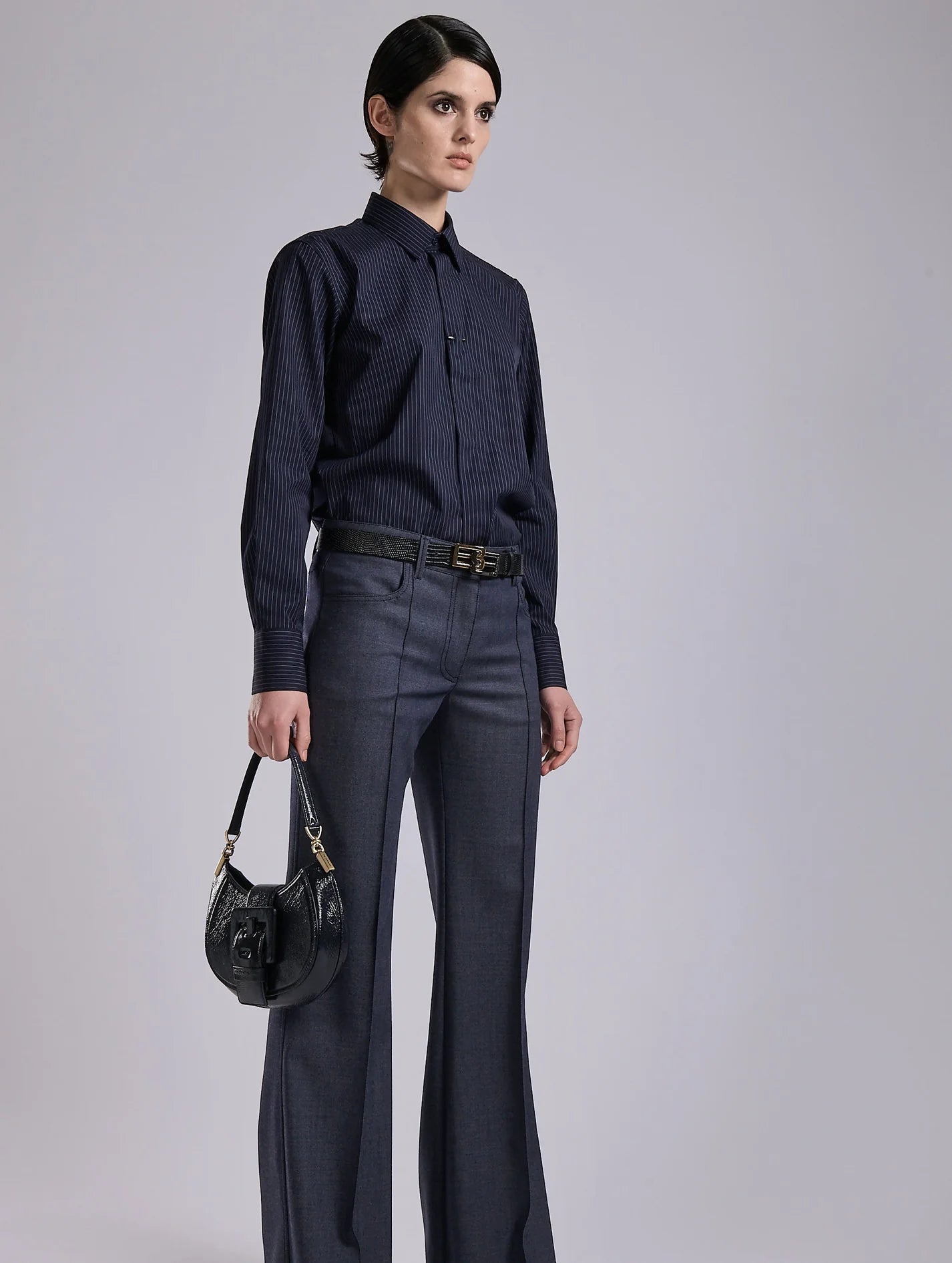 Barbara Bui Shirt Striped Navy