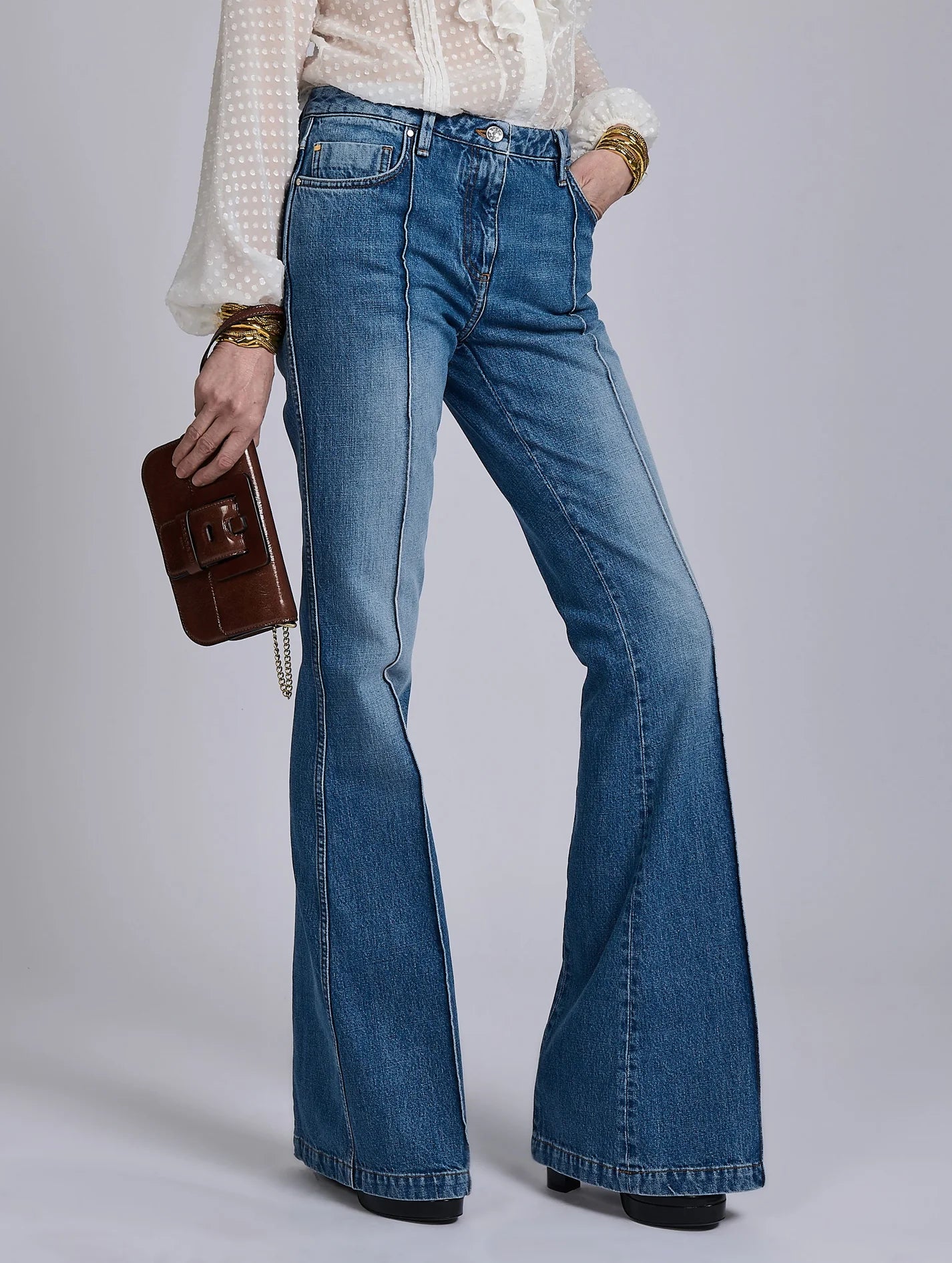 Barbara Bui Flared jeans with high waist