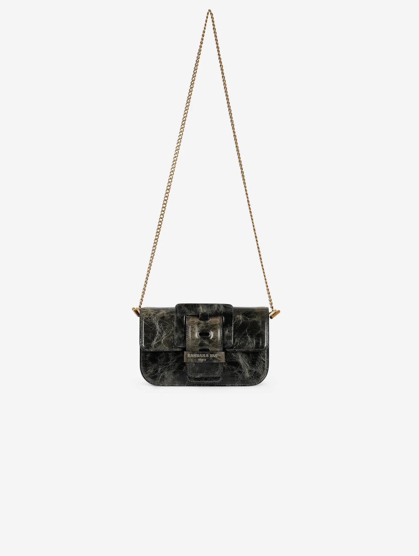 Barbara Bui Small LIKE ME BAG IN GREY PATENT LEATHER