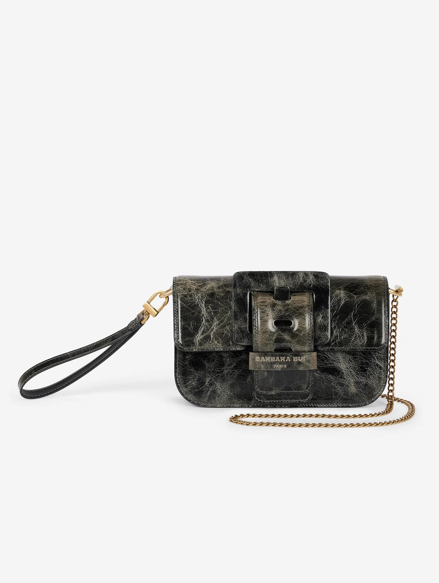 Barbara Bui Small LIKE ME BAG IN GREY PATENT LEATHER