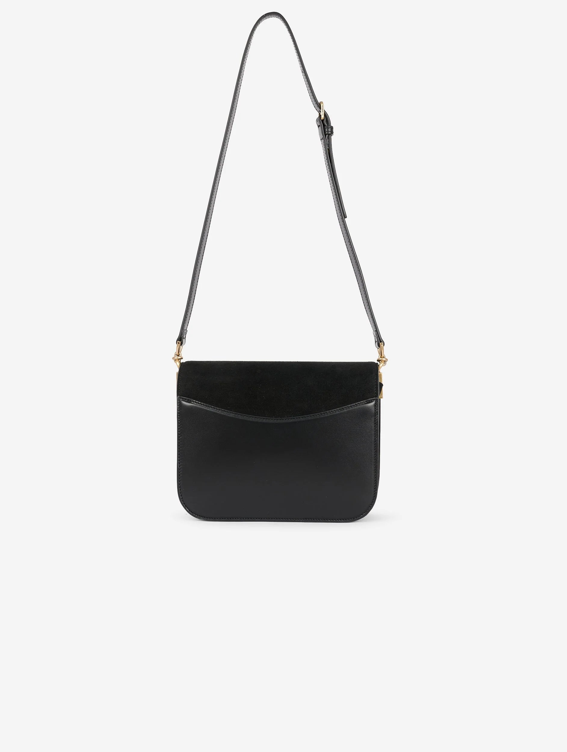 Barbara Bui BLACK SUEDE AND LEATHER TOUCH ME BAG