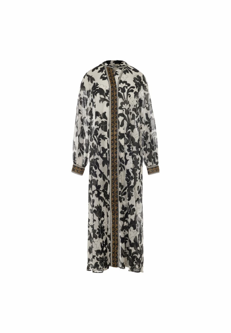 Devotion Twins Armoni long dress black/offwhite 025306G
