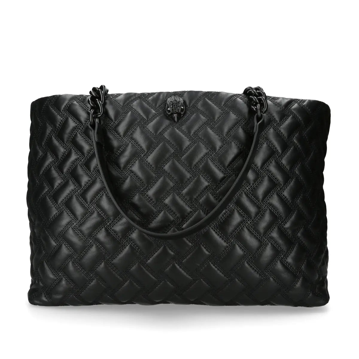 KURT GEIGER Kensington Drench Shopper Black Leather