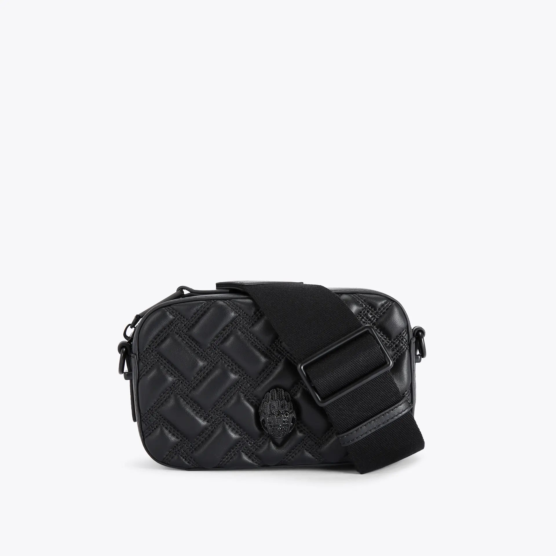 Kurt Geiger Kensington Drench small camera bag leather black