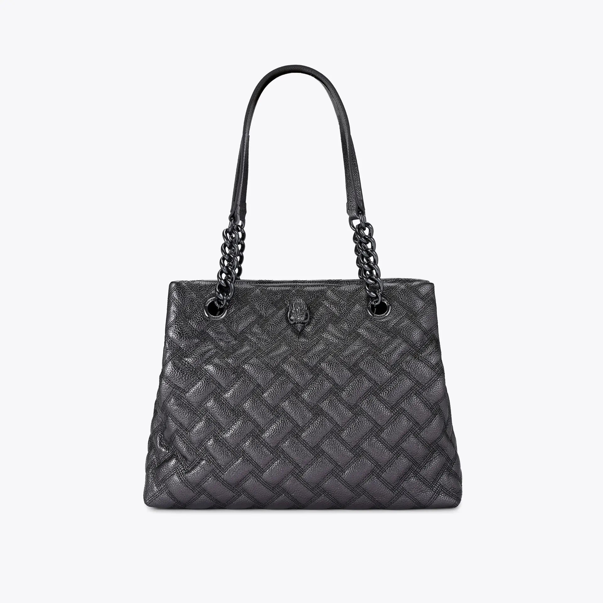 KURT GEIGER Kensington Tote DR Gunmetal Bag Leather