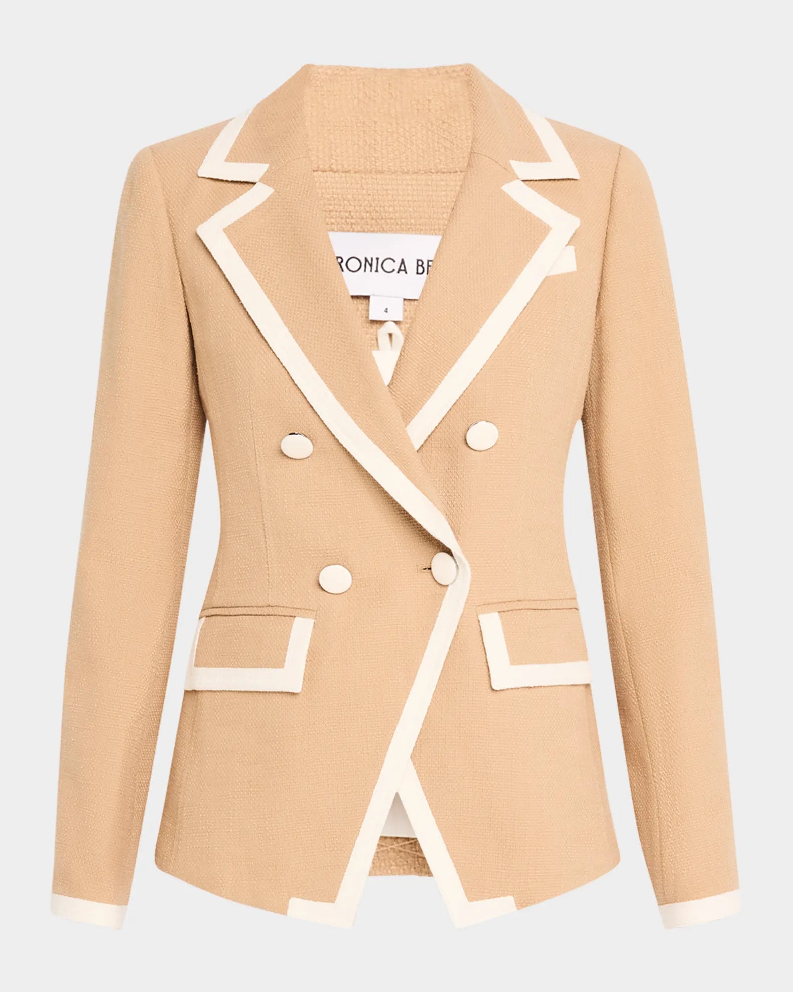 Veronica Beard Edison Dickey Jacket Beige