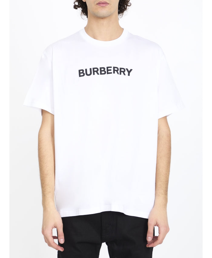 BURBERRY White Logo T-Shirt