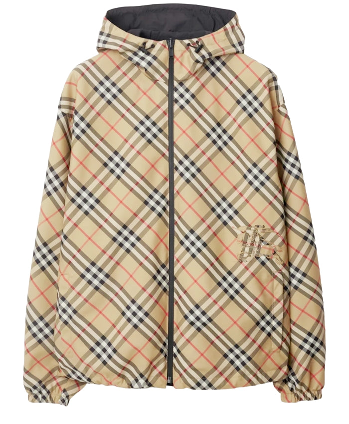 BURBERRY Heren Check Motif Reversible Jacket