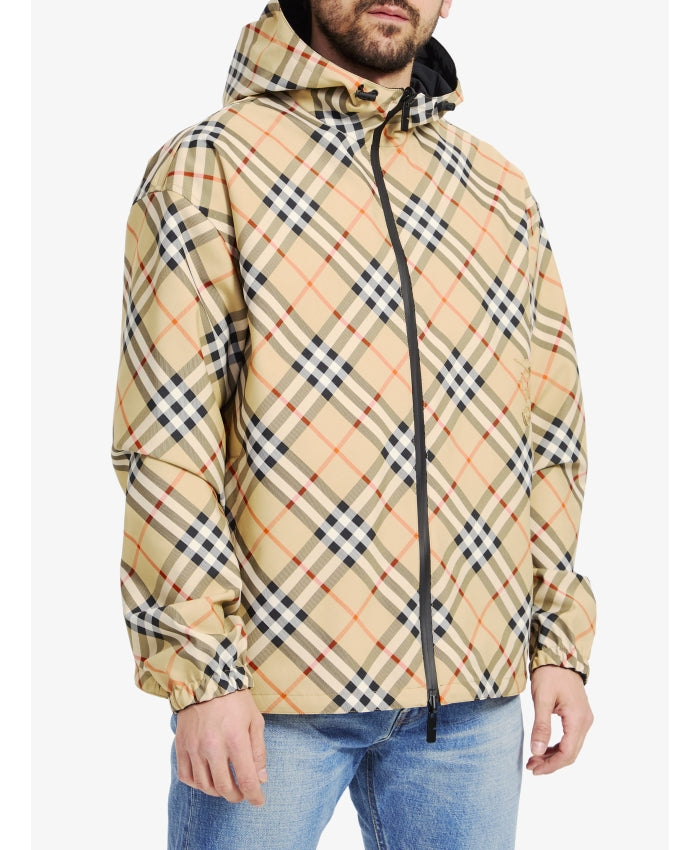 BURBERRY Heren Check Motif Reversible Jacket