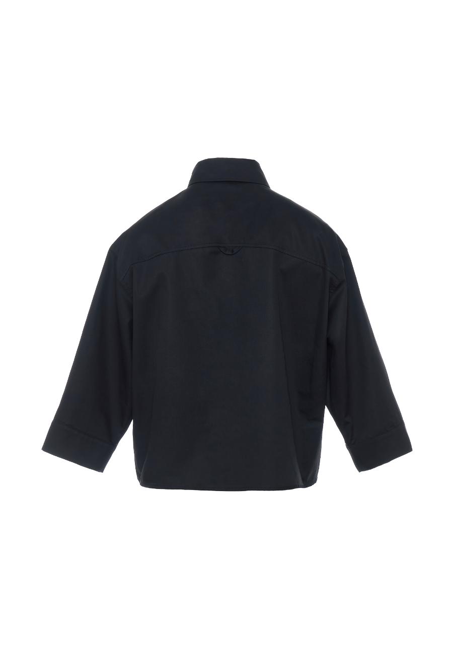 Devotion Twins shirt poplin black