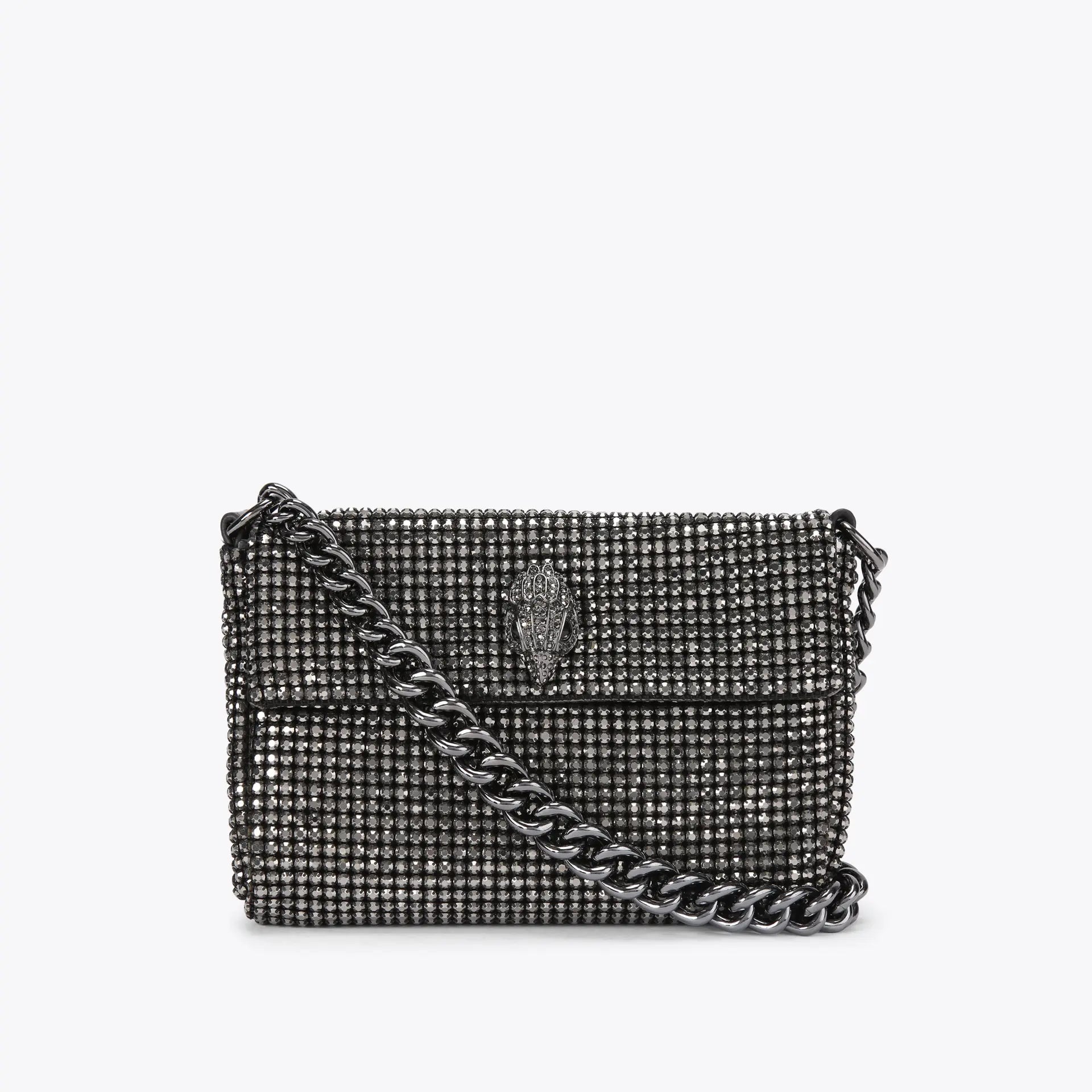 KURT GEIGER Party Shoulder Bag Gunmetal