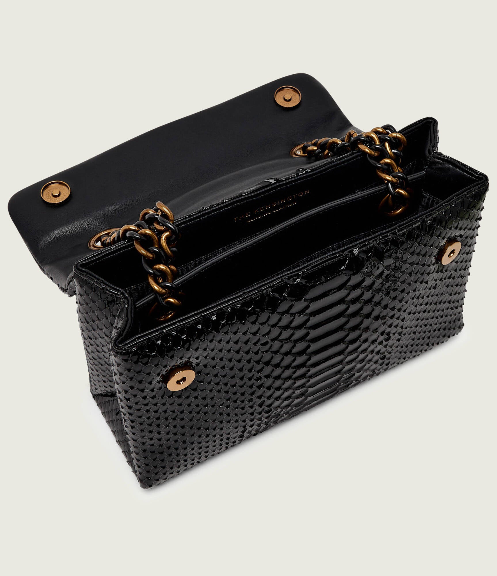 Kurt Geiger Kensington leather bag black