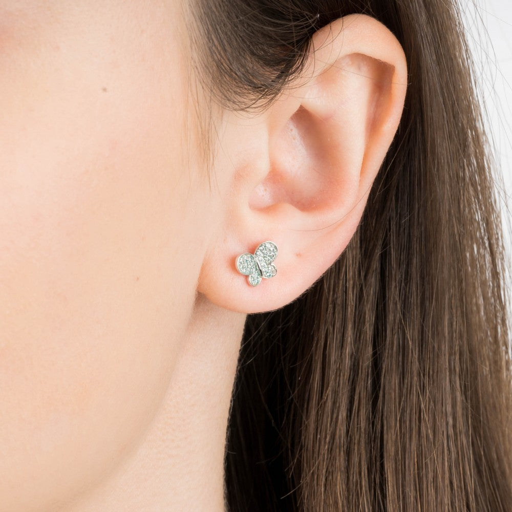 Morganne Bello White Diamonds Earrings